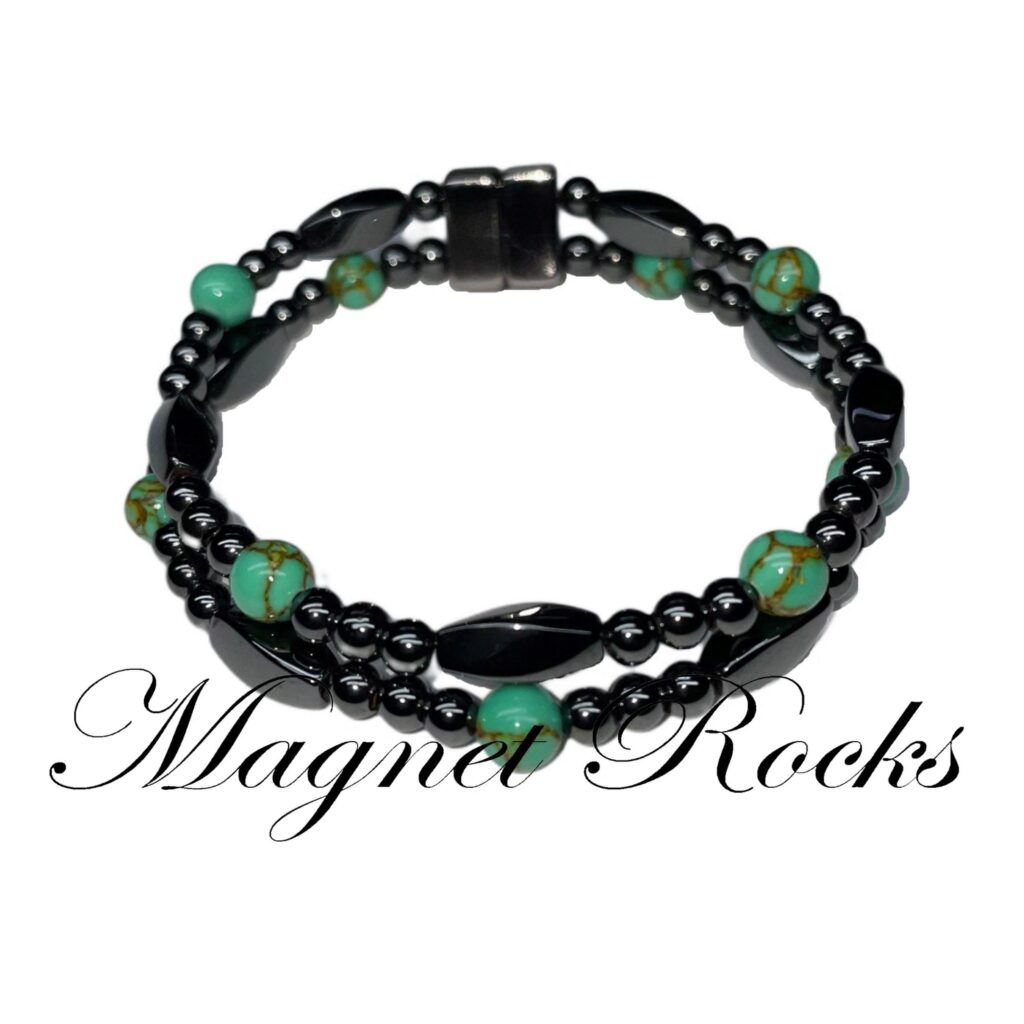 Allure Gold Vein Turquoise Bracelet