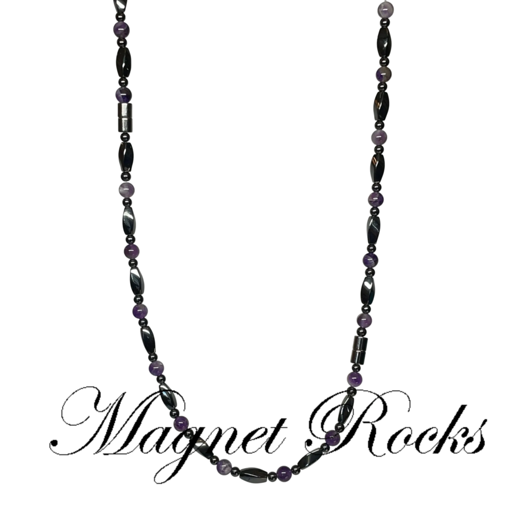 Infinity 3in1 Amethyst Gemstone Necklace