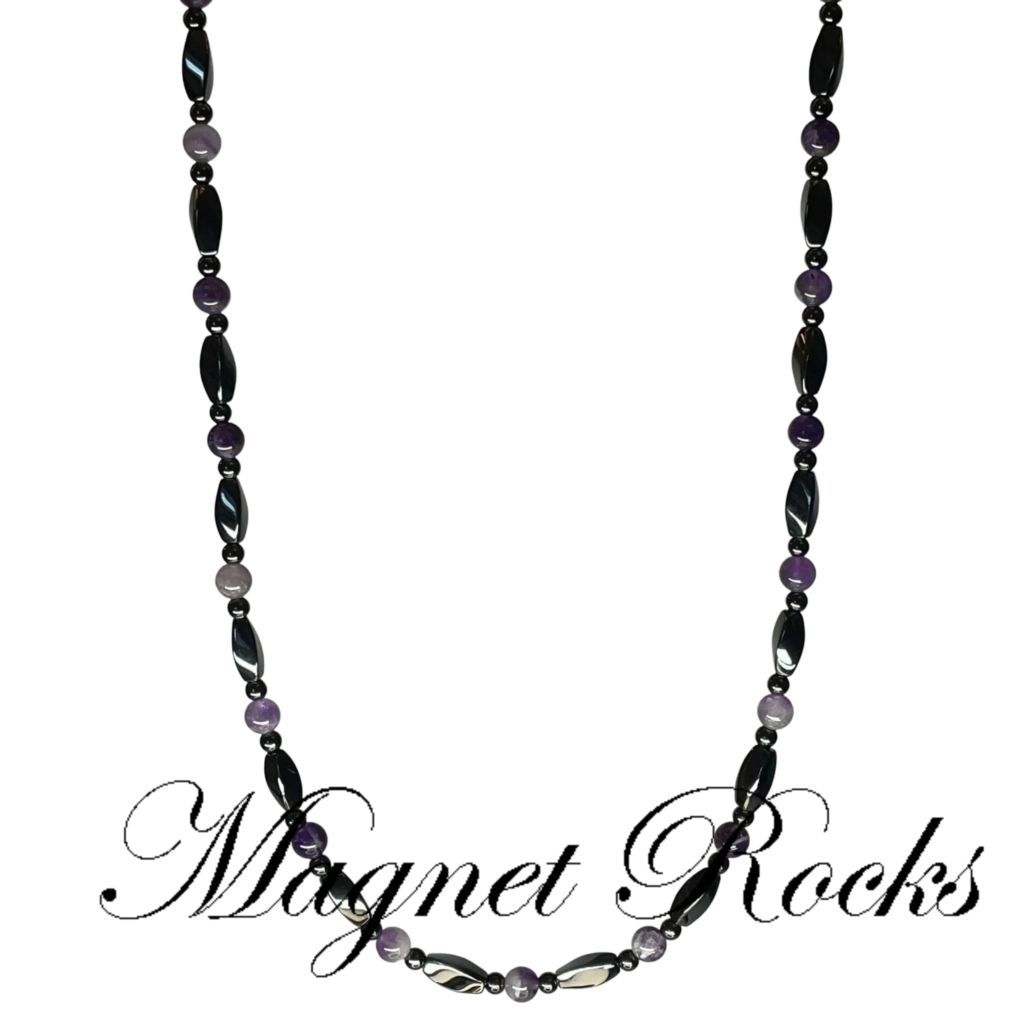 Infinity Amethyst Gemstone Necklace