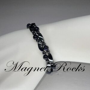 Infinity Blue Gold Stone Set