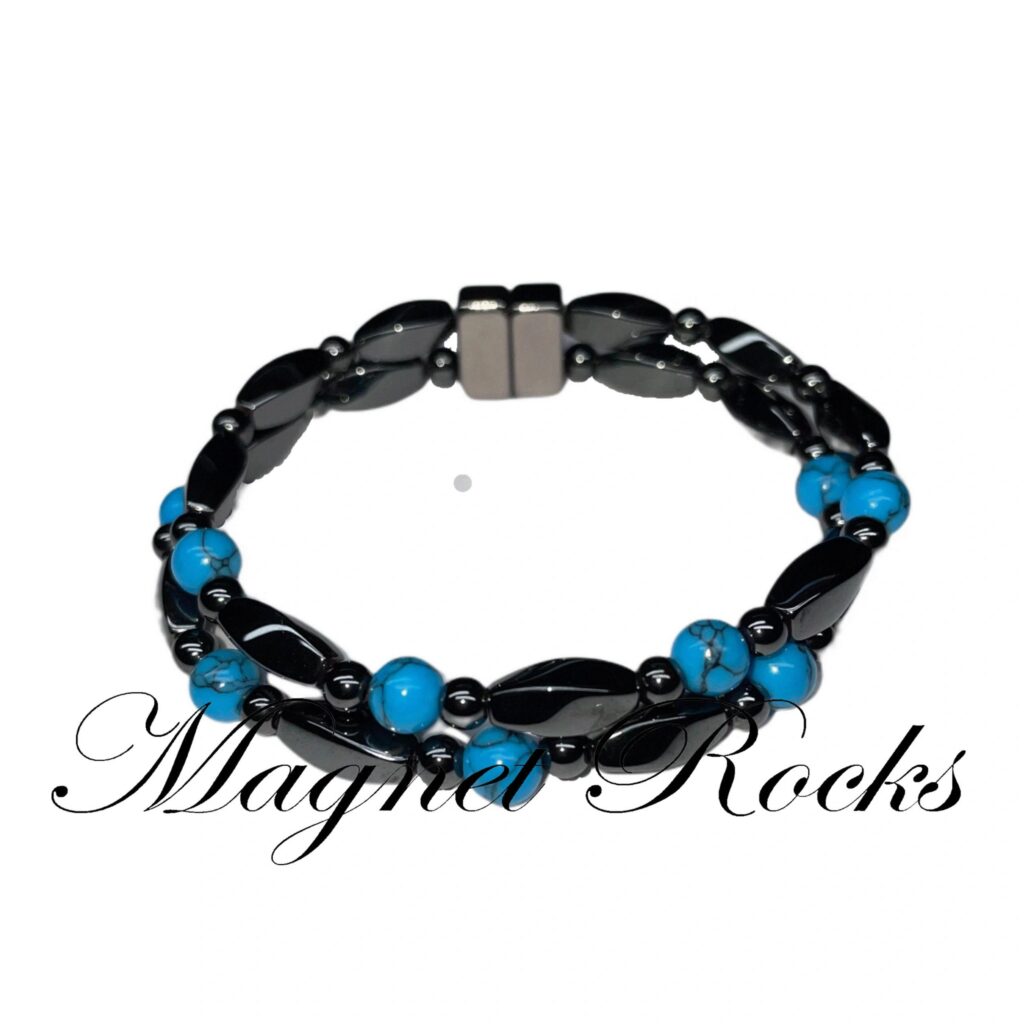 Infinity Blue Turquoise Bracelet