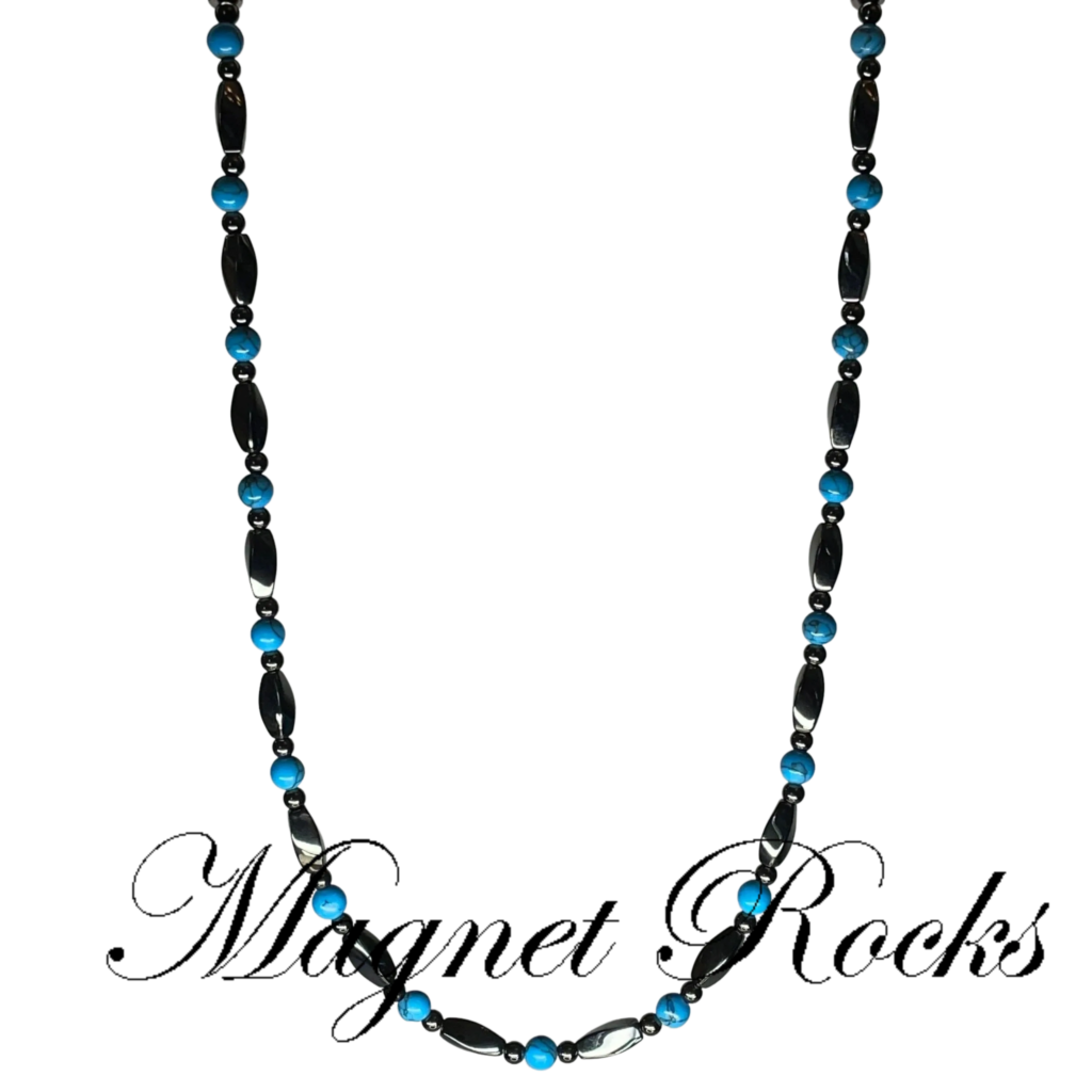 Infinity Blue Turquoise Necklace