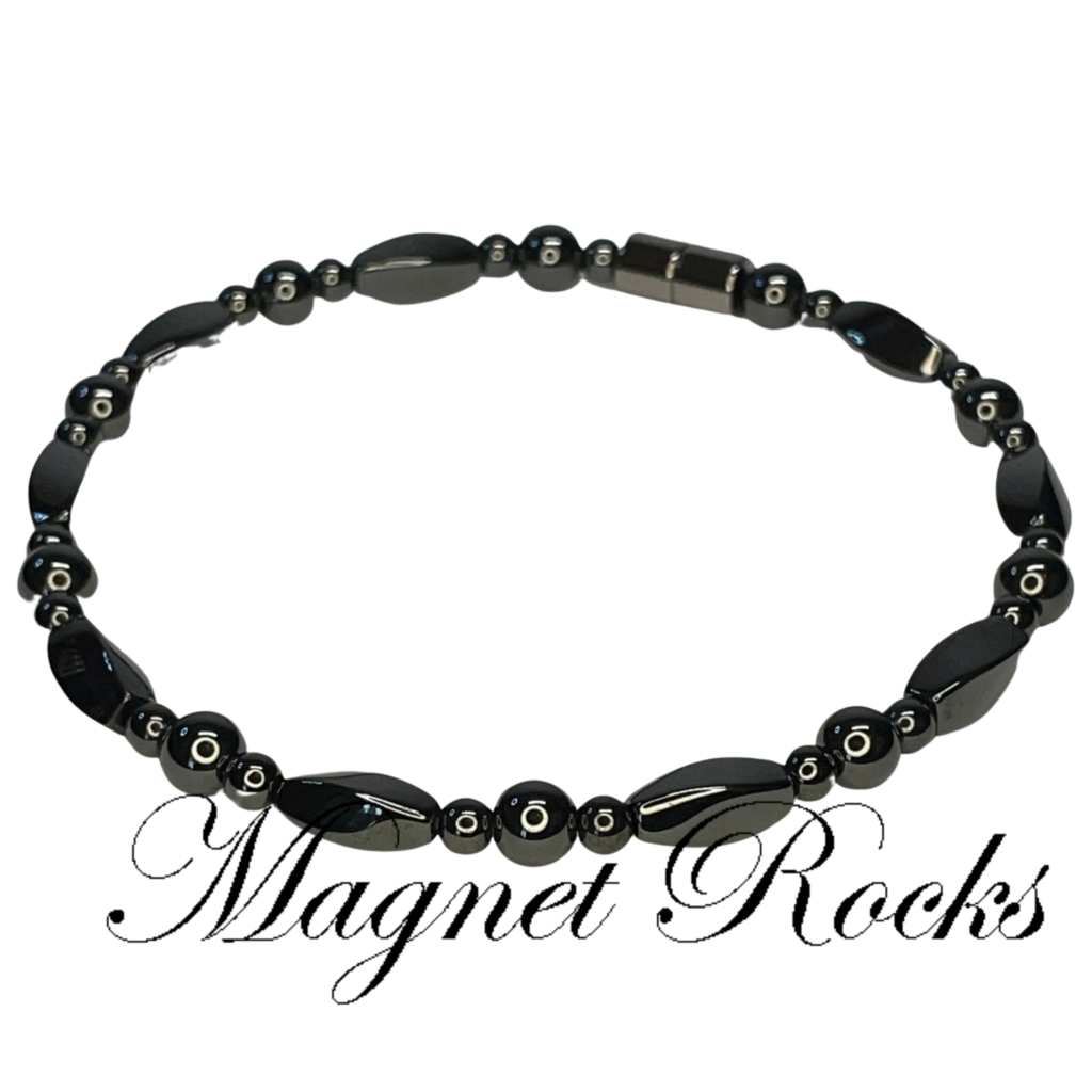 Infinity Hematite Anklet