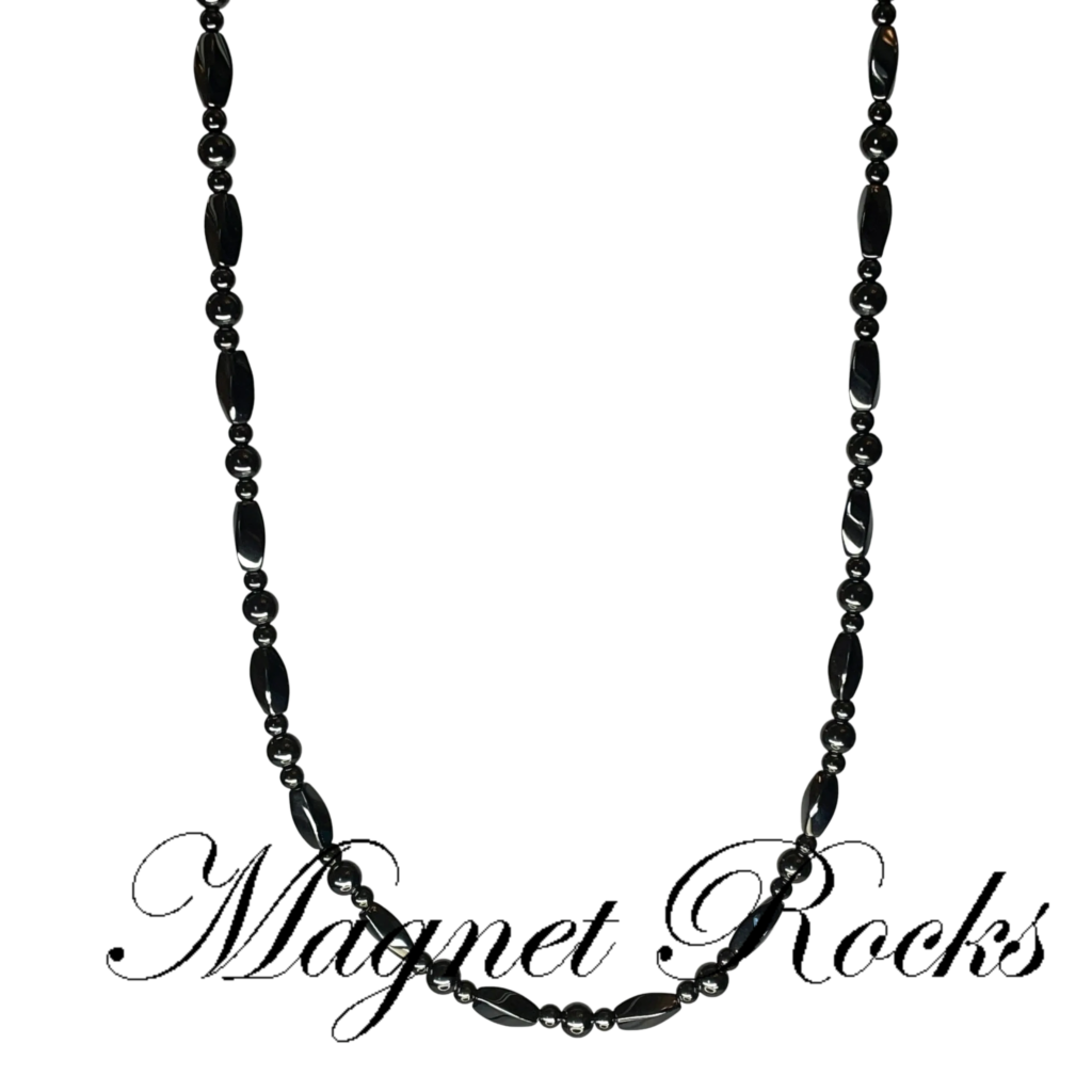 Infinity Hematite Necklace