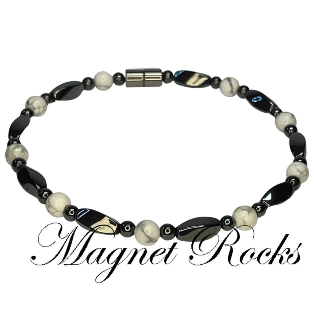 Infinity Howlite Anklet