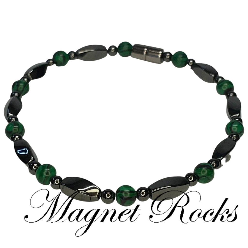 Infinity Malachite Anklet