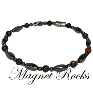 Infinity Red Tiger Eye Anklet