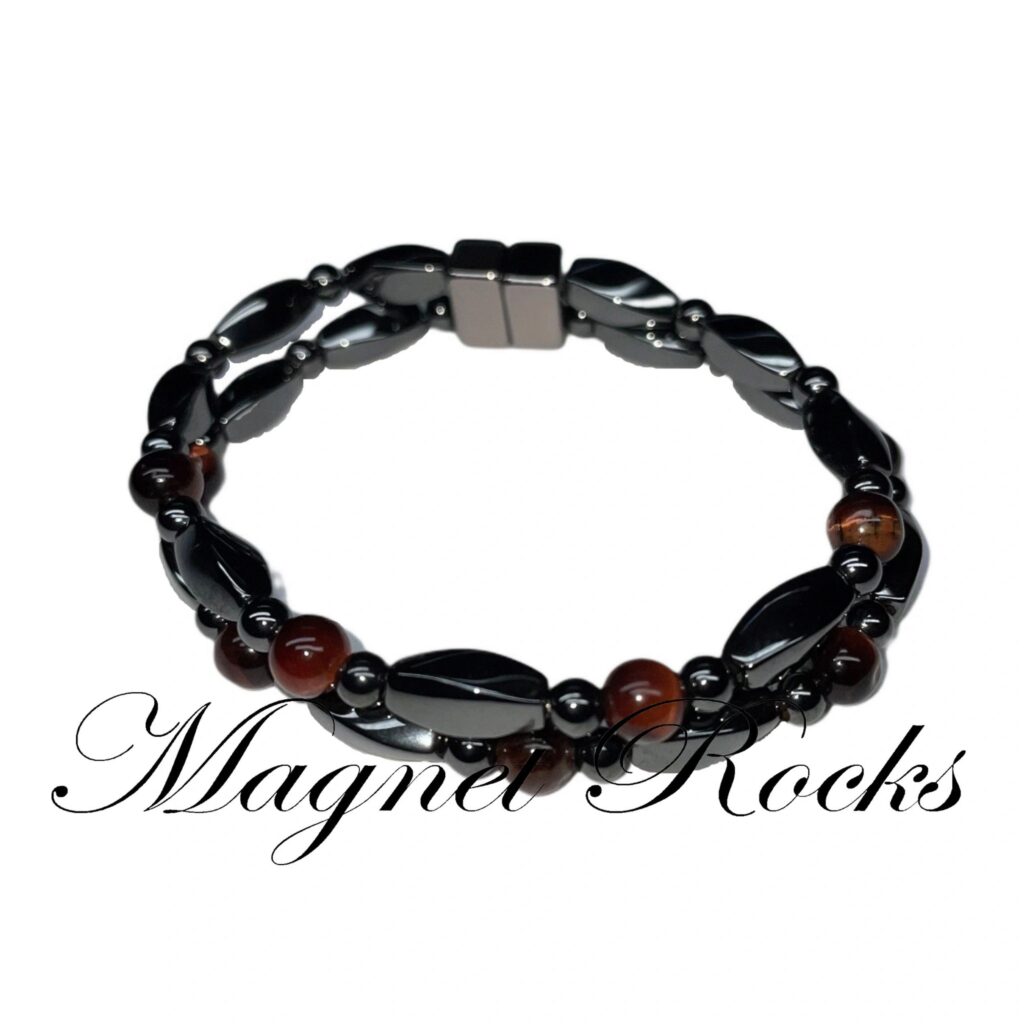 Infinity Red Tiger Eye Bracelet