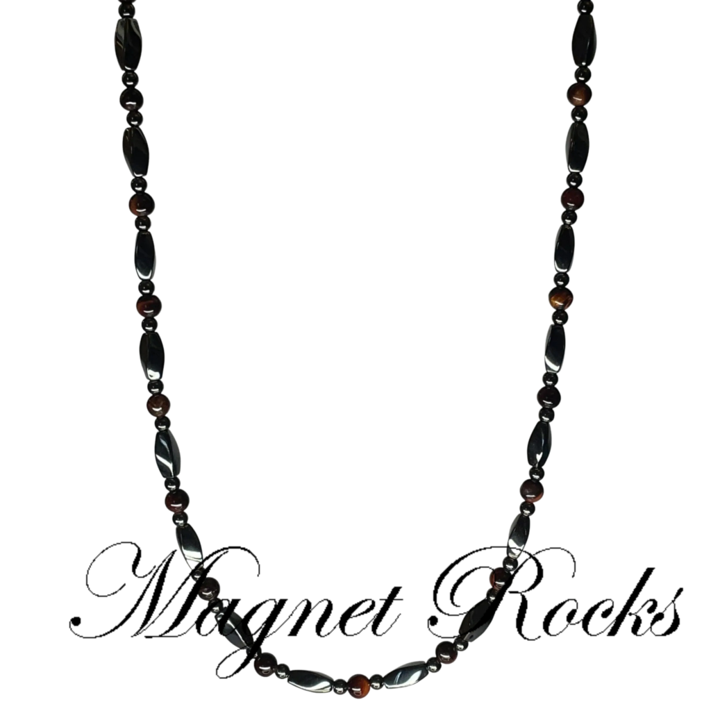 Infinity Red Tiger Eye Necklace