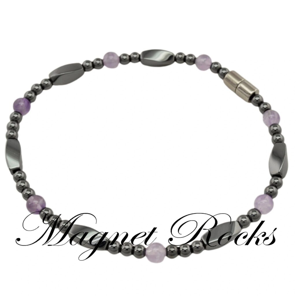Allure Amethyst Gemstone Anklet