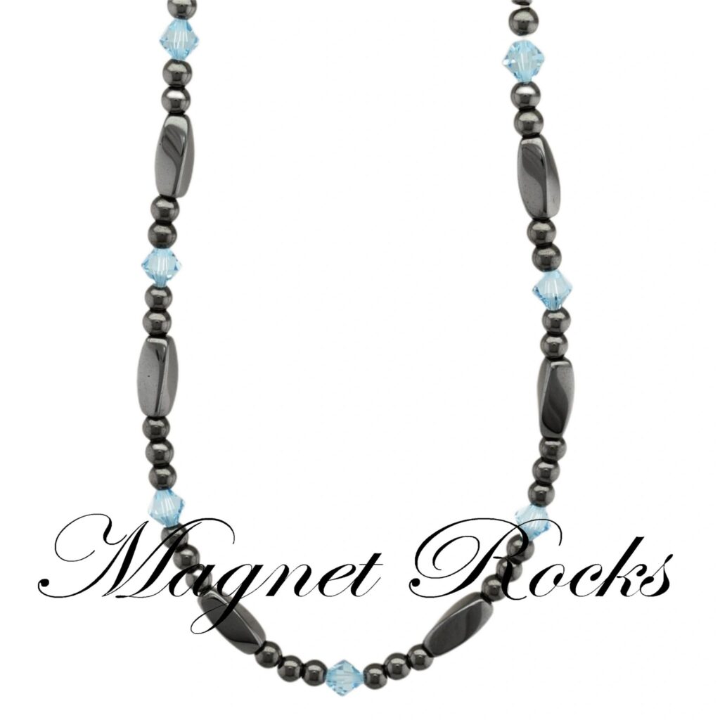Allure 3in1 Aquamarine Crystal Necklace
