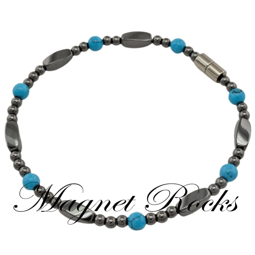 Allure Blue Turquoise Anklet