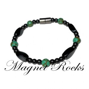 Seductive Gold Vein Turquoise Bracelet