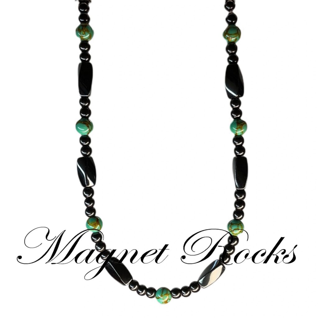 Allure 3in1 Gold Vein Turquoise Necklace