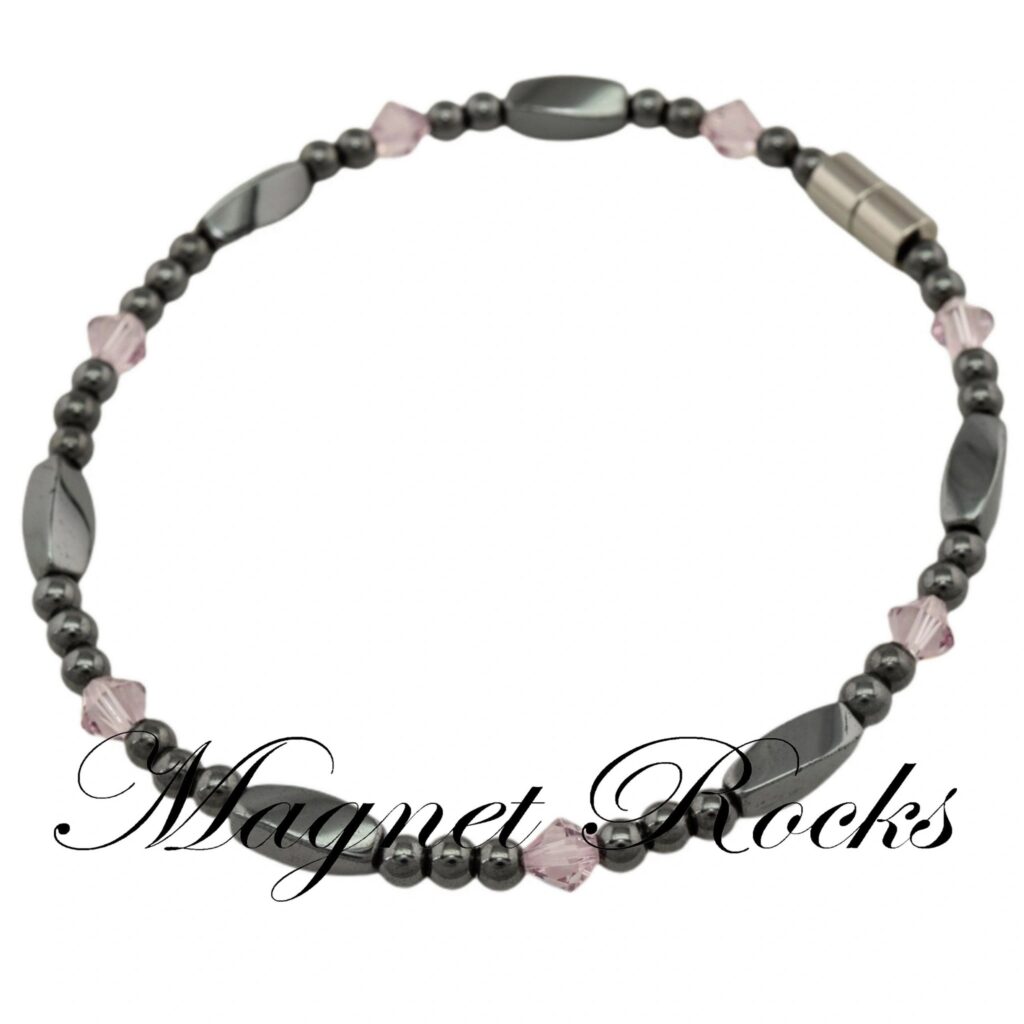 Allure Light Amethyst Crystal Anklet