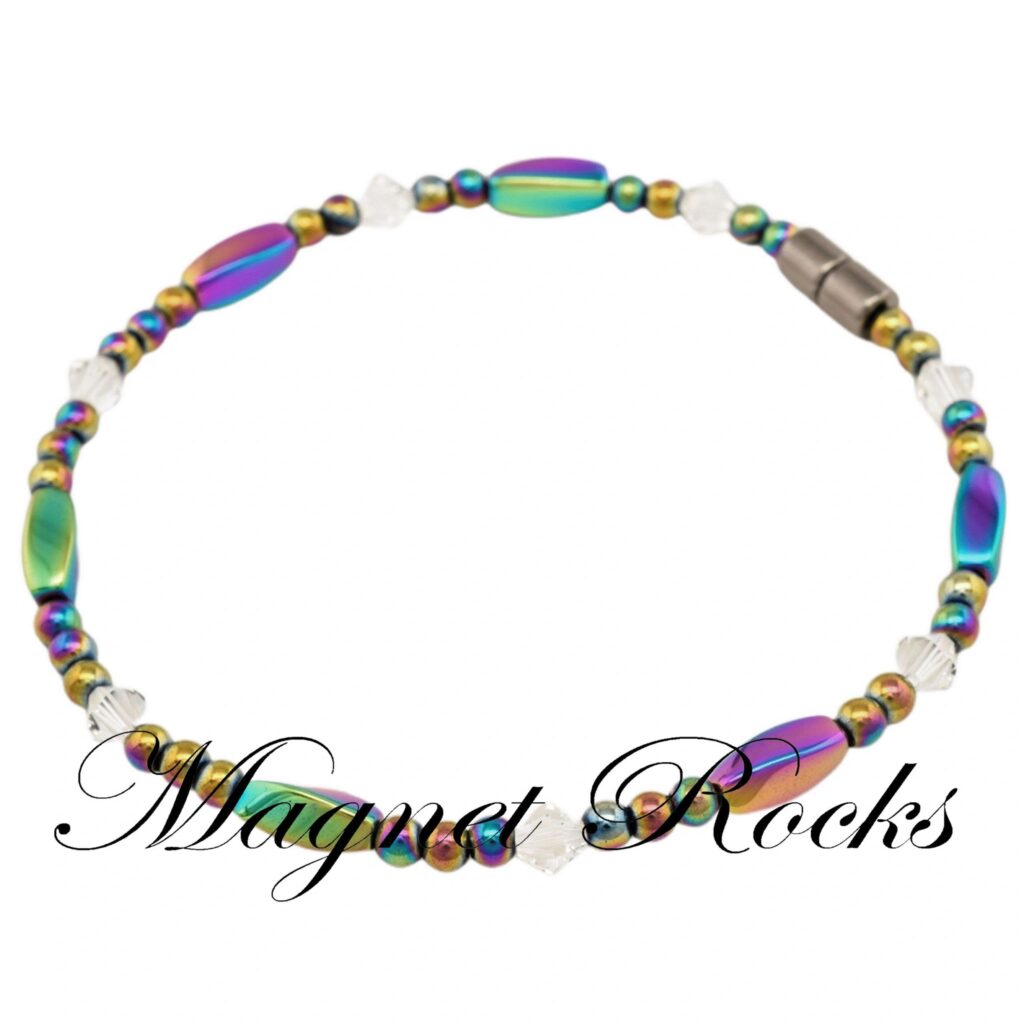 Allure Rainbow Crystal Anklet
