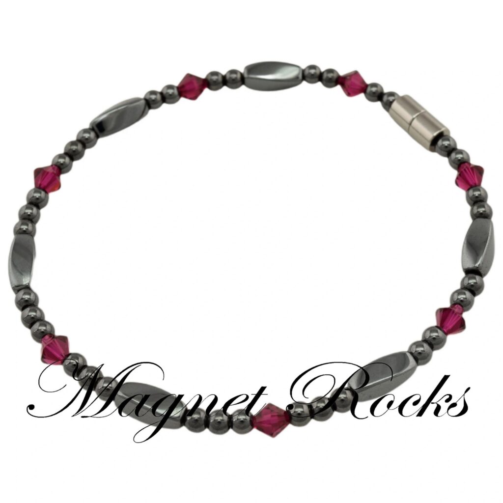 Allure Ruby Crystal Anklet