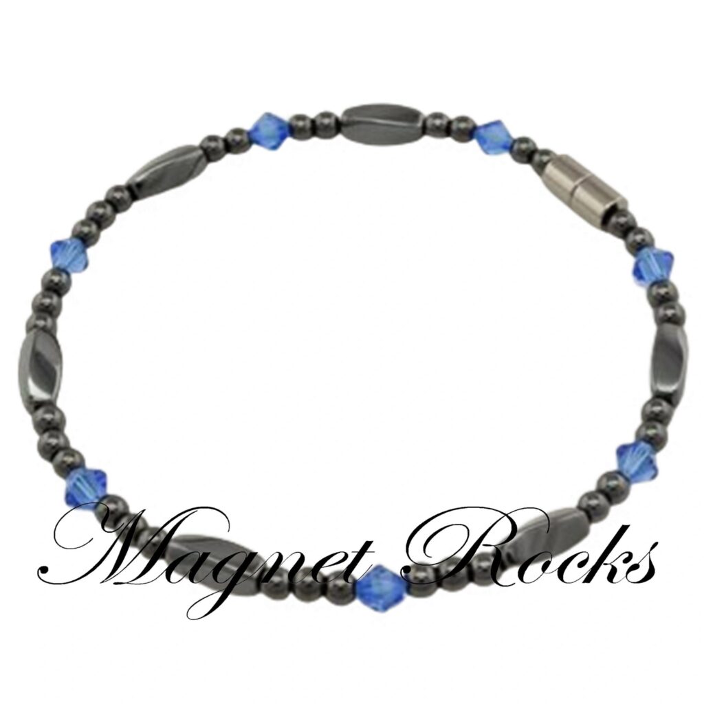 Allure Sapphire Crystal Anklet