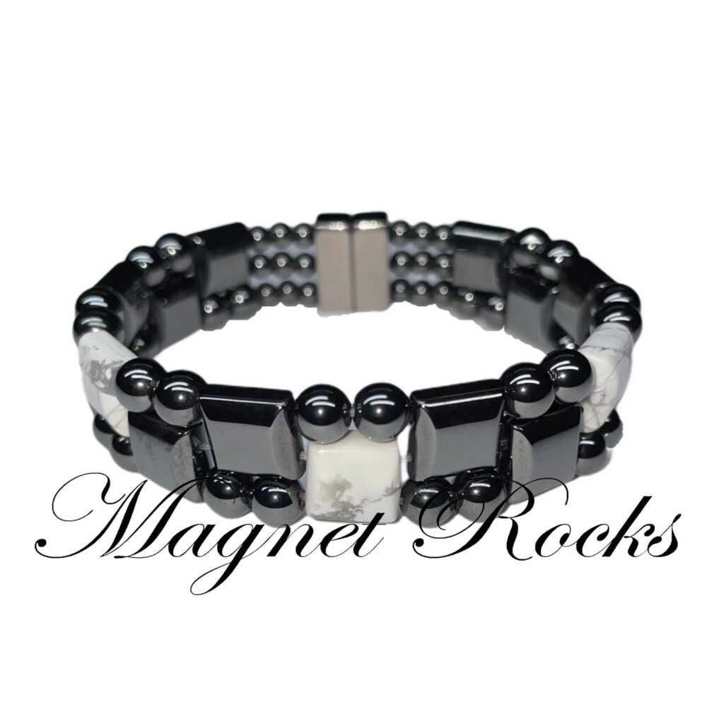 Triple Threat Howlite Bracelet