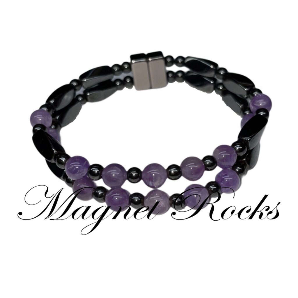 Unity Amethyst Gemstone Bracelet