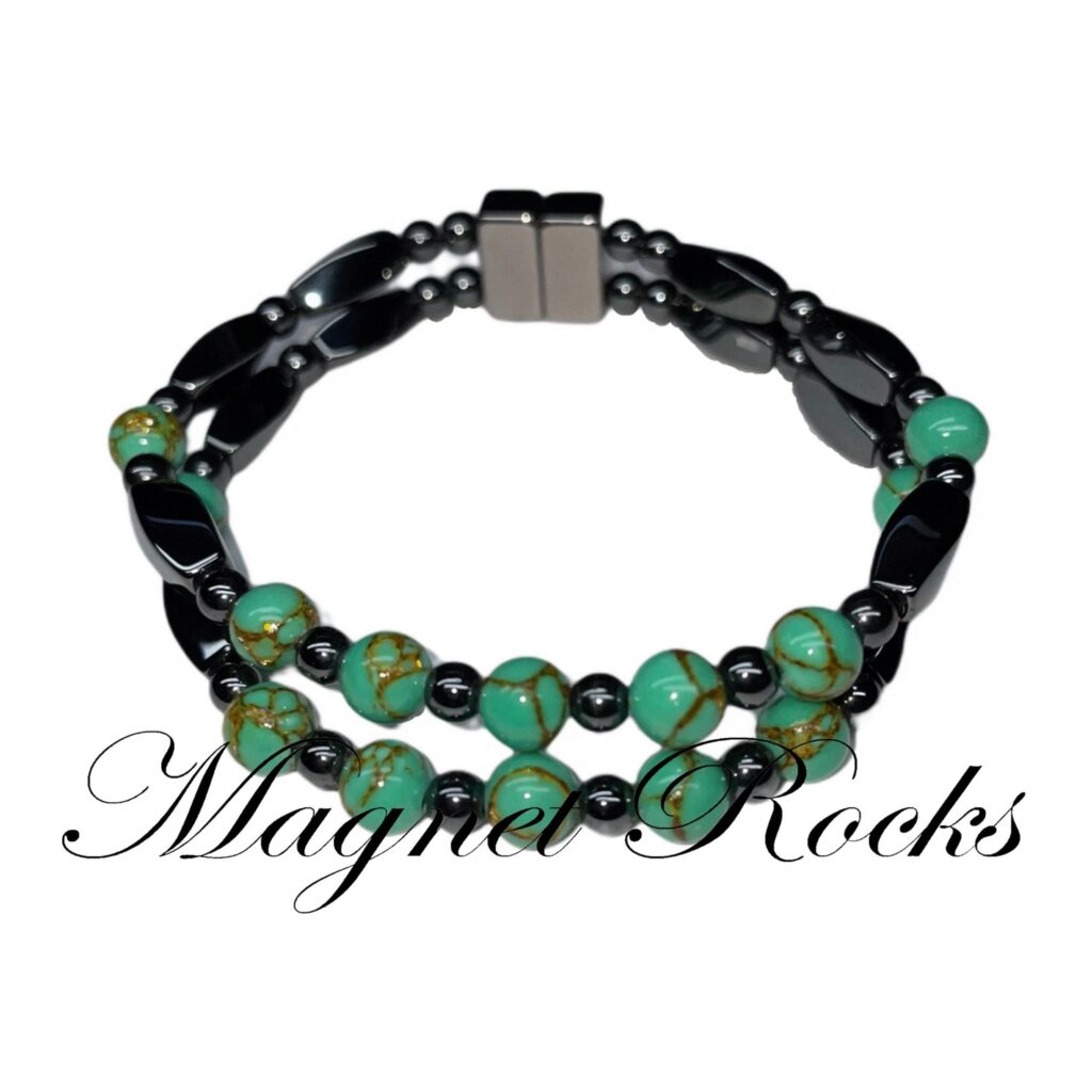 Unity Gold Vein Turquoise Bracelet